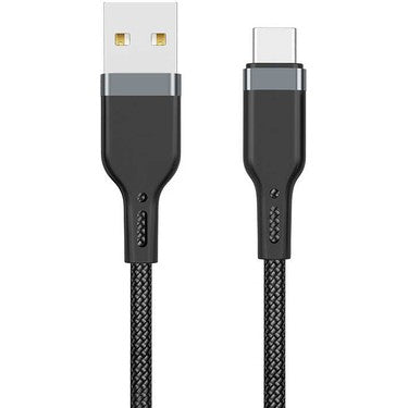 Lk-229 usb typec örgülü hasır şarj kablosu 4,6a 25w - S2DB - KolayMagza