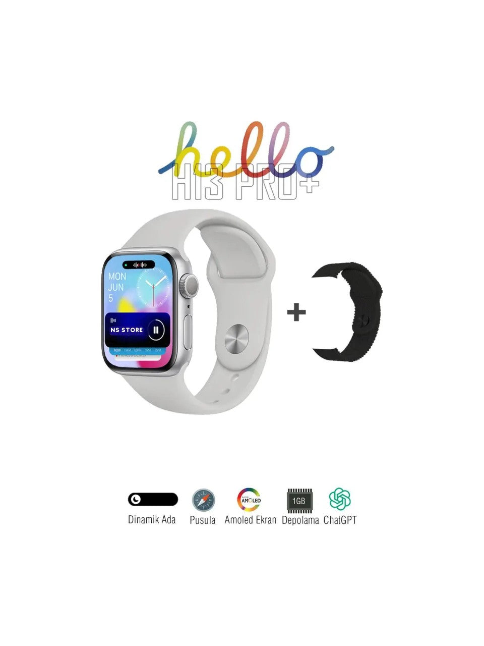 H13 PRO+ 41mm Akıllı Saat - Şık Tasarım, Gelişmiş Teknoloji ve Üstün Performans