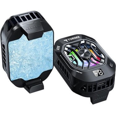 F-25 Wired Mobile Phone Cooling Fan – Effective Heat Dissipation and RGB Light Support for Gamers