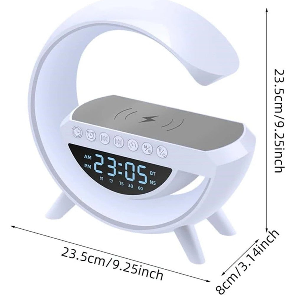 Hm-2309 RGB light wireless speaker - 15w power, clock, charging, music and style all in one! - H2S