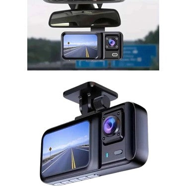 1080p full hd DVR araç içi kayıt dash cam ön arka çift kameralı mikrofonlu - G5W