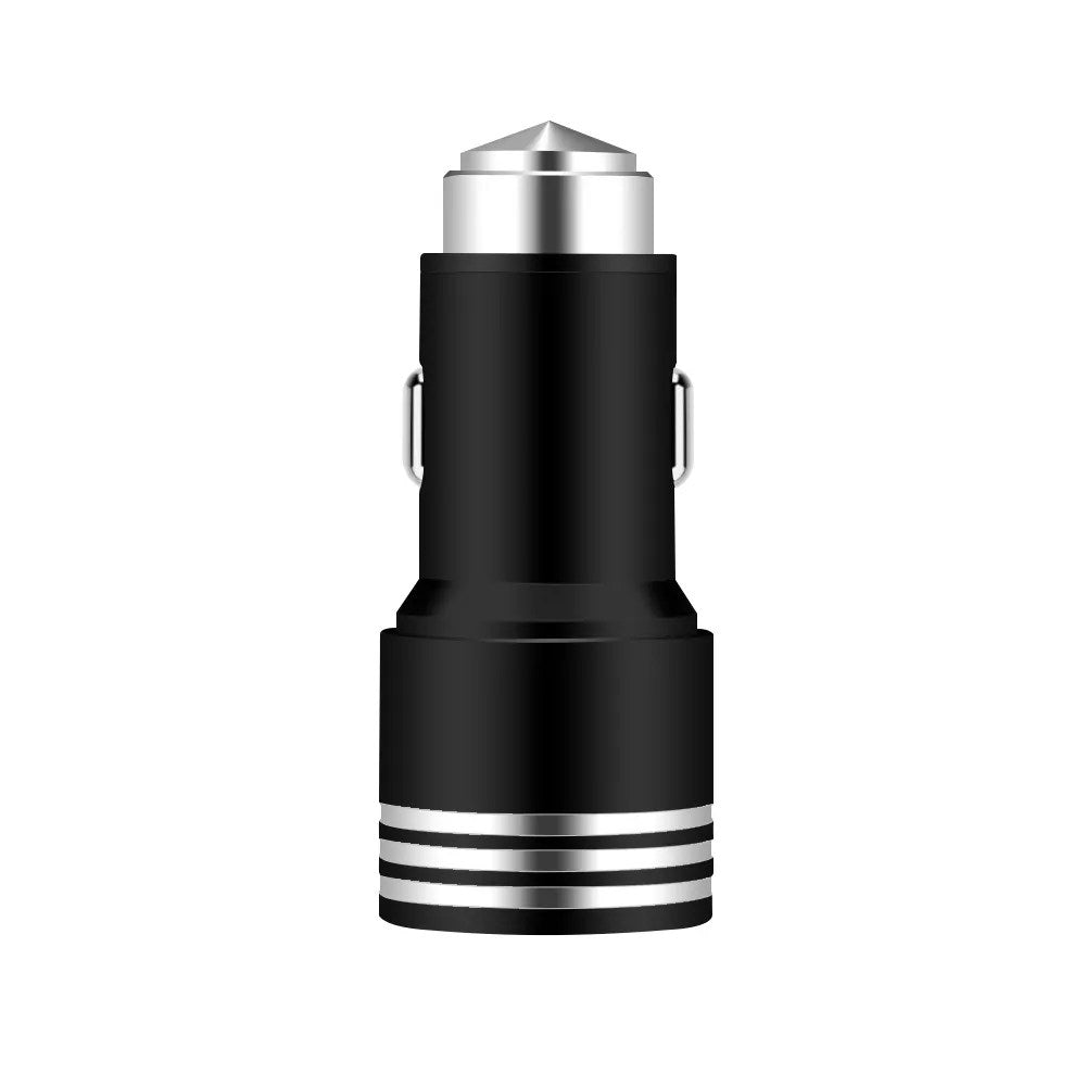 Lc-144 çift usb çıkışlı metal araç şarj başlık 3,4a - S1G - KolayMagza