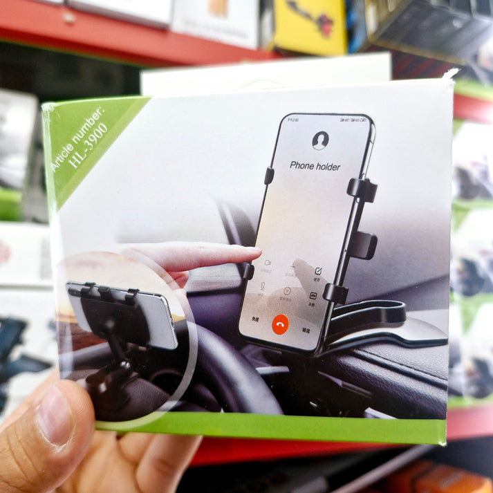 Vacuum 360 degree rotary adjustable car holder mounted on the dashboard behind the steering wheel hl-3900 - R2C