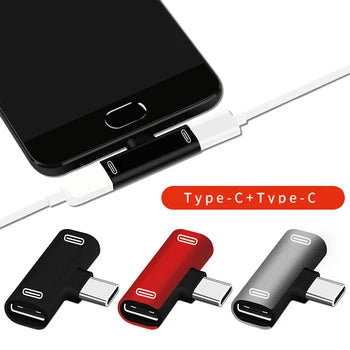 Typec To 2x typec Çoğaltıcı Mini aparat dönüştürücü