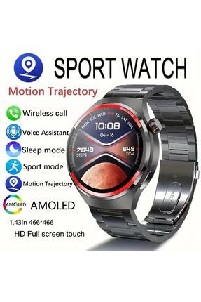 VENANDİN WAVE ALPHA PRO X – ساعة ذكية بشاشة AMOLED مقاس 49 مم وحزام مزدوج