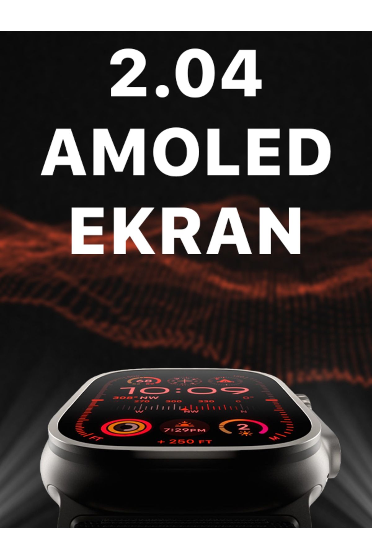 ساعة RM Timeless Ultra 2 الذكية بشاشة AMOLED مقاس 49 مم - تصميم أنيق مع 7 خيارات للحزام وحافظة واقية وتتبع الرياضة والصحة