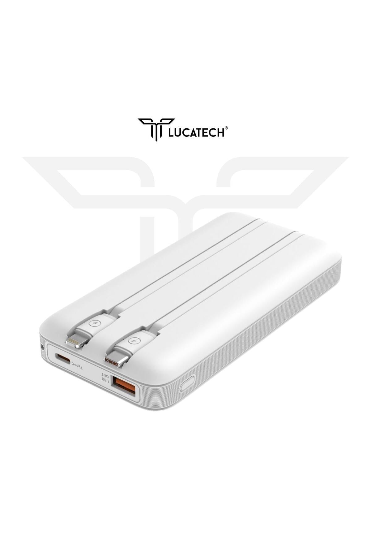 13000 mah kendisinden typeC lightning kablolu dijital göstergeli usb ve pd çıkışlı 45w taşınabilir powerbank lp-506