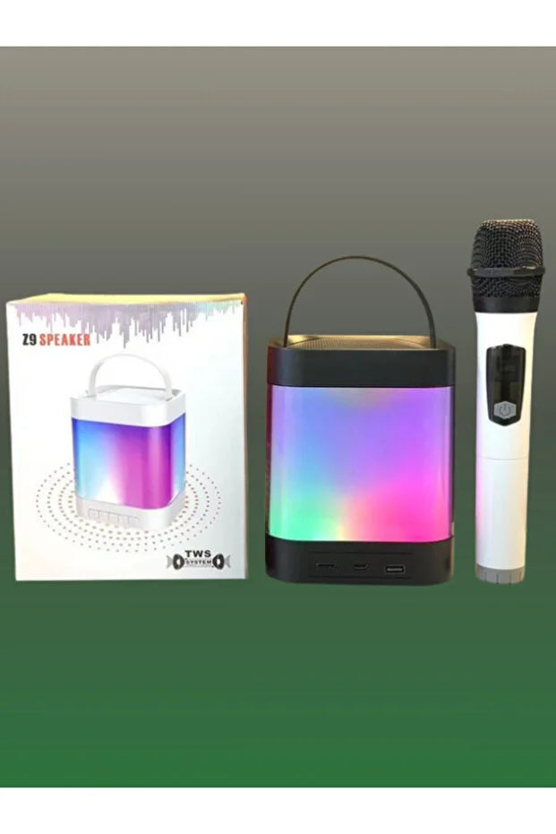 Z9 speaker mikrofonlu tws radyolu aramalı sd kart/usb destekli bluetooth hoparlör - H3S