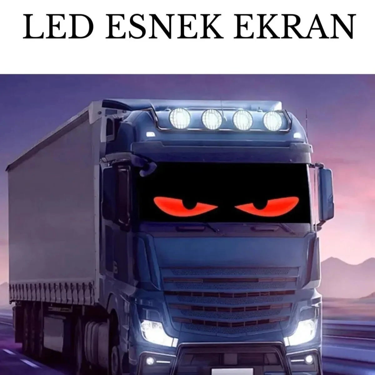 Kamyon gözü led matrik esnek paneli kumandalı