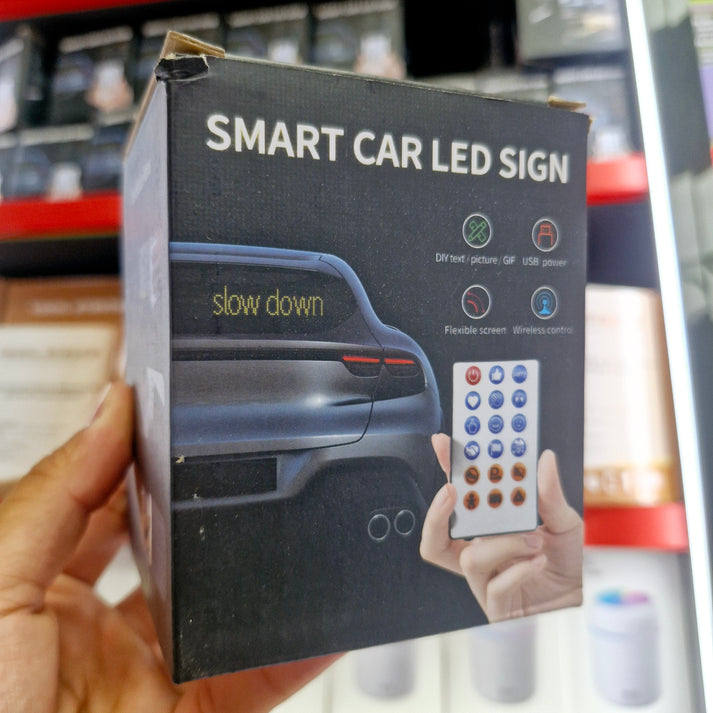 348*102mm smart car led panel with remote control flexible led amtrix display panel - G5E