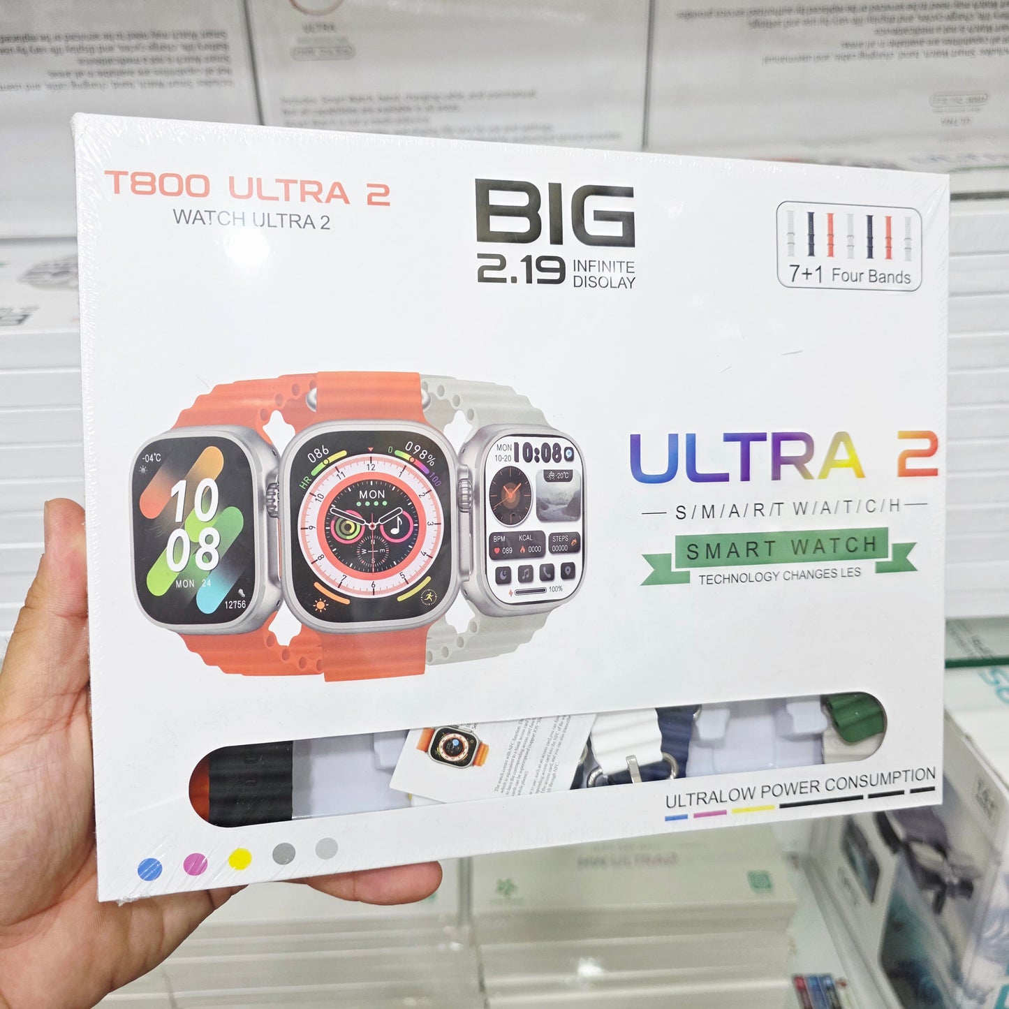 7 kordonlu T800 ultra2 2.19" TFT Ekran 49mm - A3E
