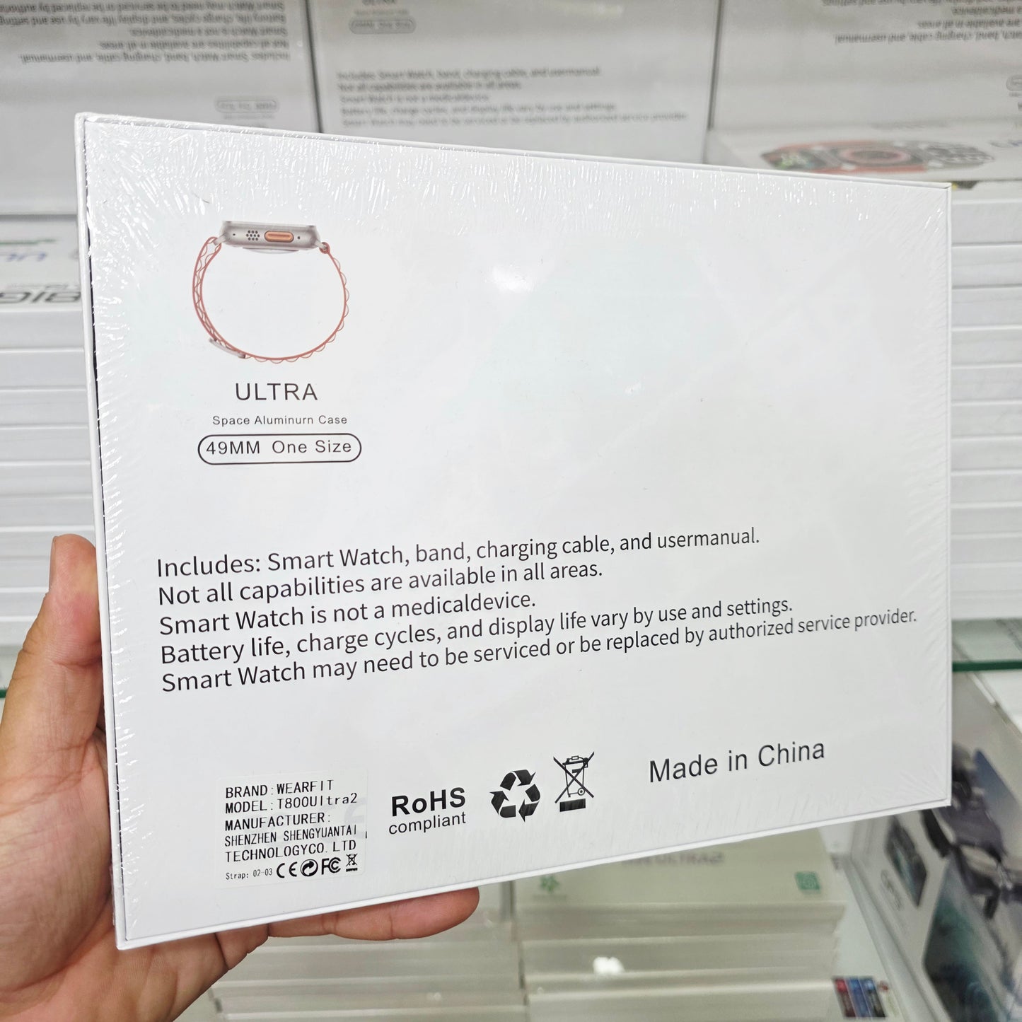 7 kordonlu T800 ultra2 2.19" TFT Ekran 49mm - A3E
