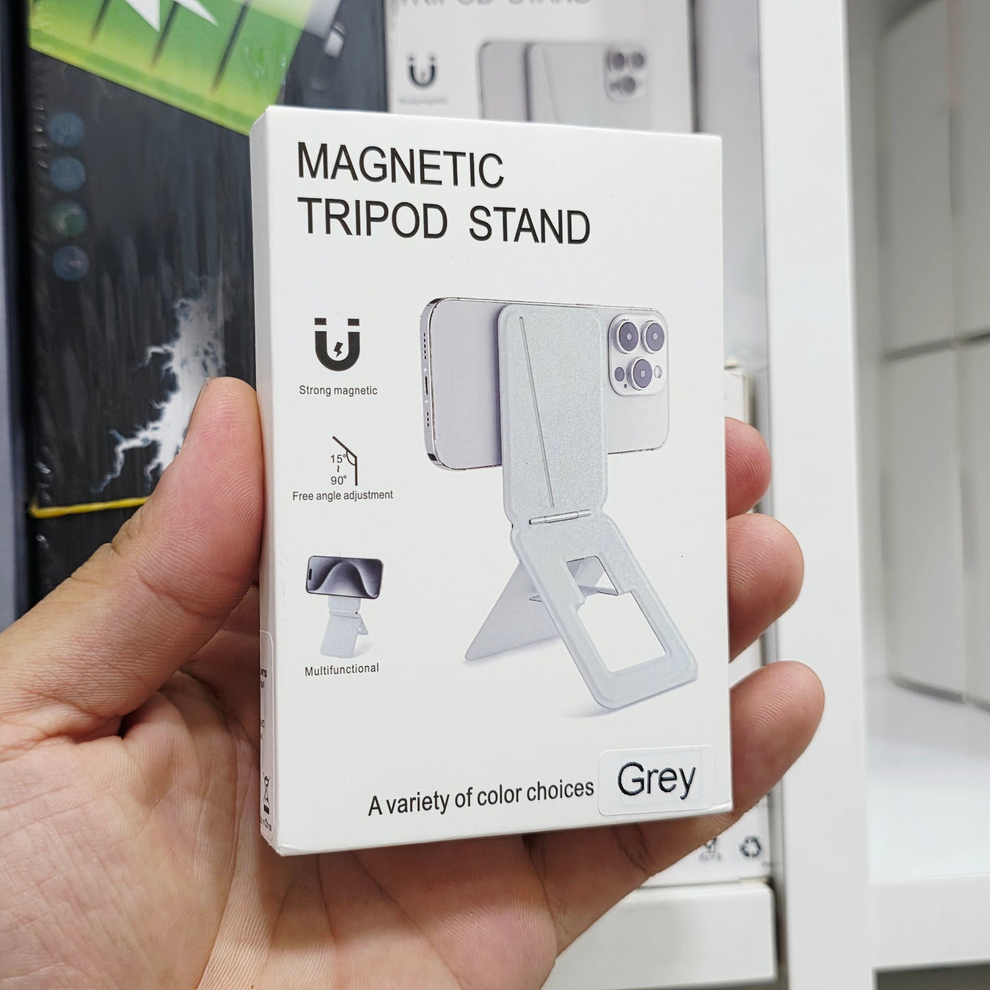 ince Magnetik tripod standı katlanabilir ayarlanabilir masa üstü - N1V