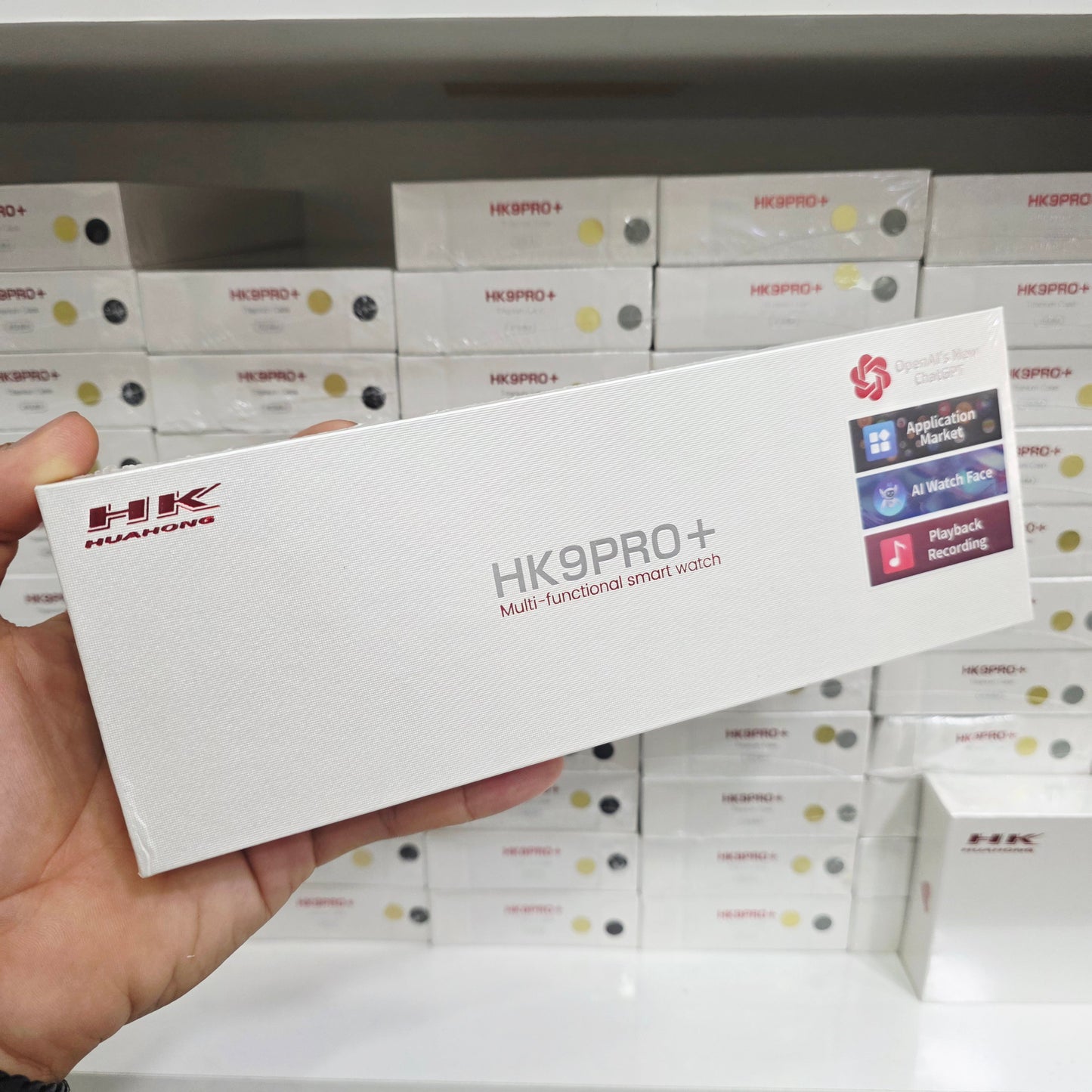 HK9 Pro+ AMOLED 2.02” Smartwatch – Huge Display, Superior Performance and Stylish Design - A1Q