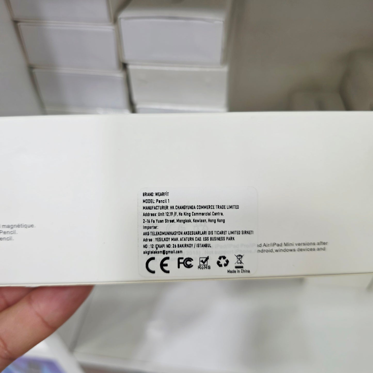 Pencil1 şarj edilebilir tablet kalemi - G6J