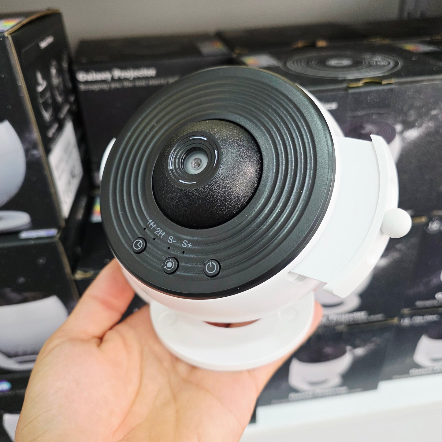 Yıldızlı Gökyüzü Galaksi Projektörü, Film Şeridi Filmi ile LED Işık Gösterisi, 360° Dönüş, 3 Düğmeli Kontrol, USB Güç Kaynaklı, Ev ve Parti Kullanımı, Yatak Odası, Oyun Odası, Tavan Dekorasyonu için - G6L