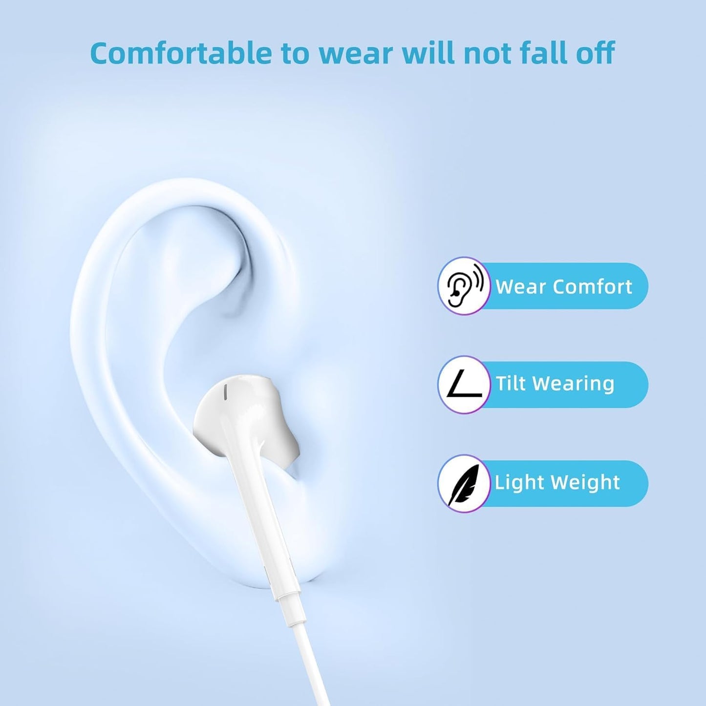 aple earpods lightning kablolu kulaklık mikrofonlu ios uyumlu takçalıştır