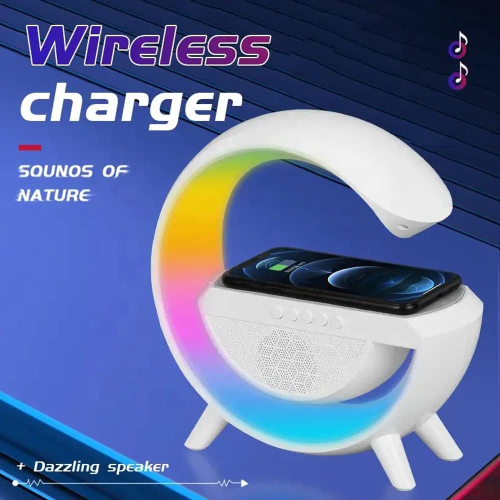 Hm-2309 RGB light wireless speaker - 15w power, clock, charging, music and style all in one! - H2S