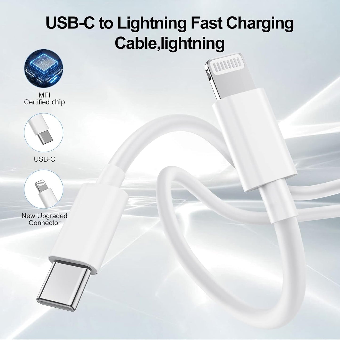 Aple usbc lightning pd hızlı şarj kablosu 1 m - S2B - KolayMagza