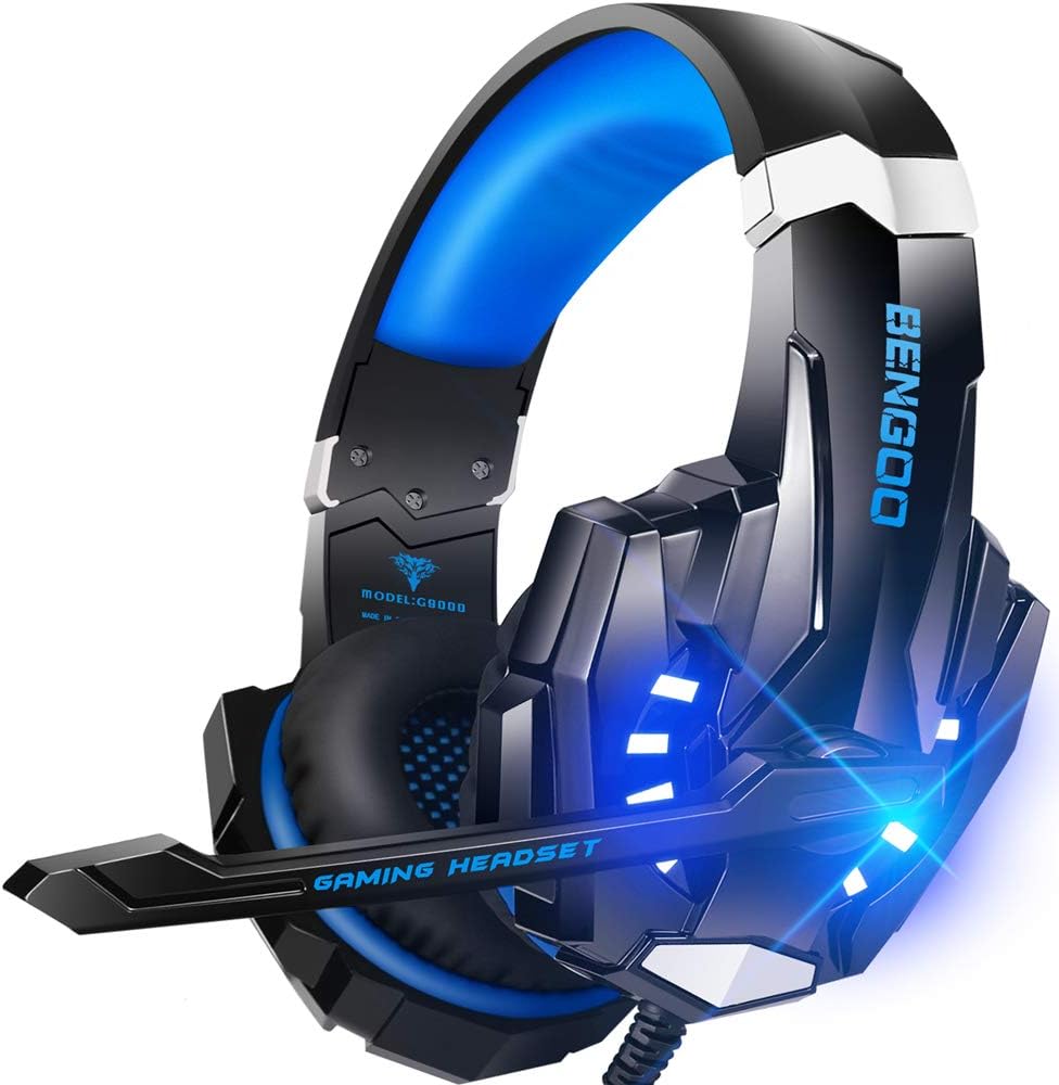 G9000 gaming adjustable over-the-head headset with light and microphone - U1H