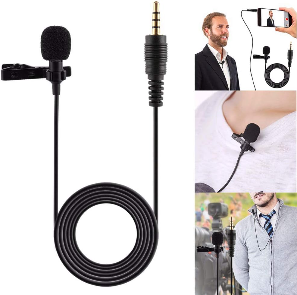 Lapel microphone with 3.5mm jack aux input - G1O