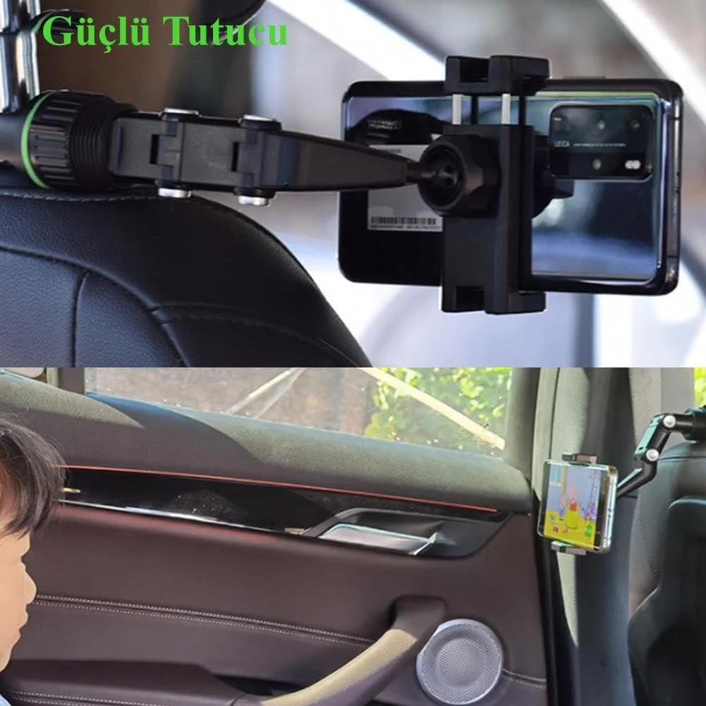 360 derecde dikiz araç telefon tutucu