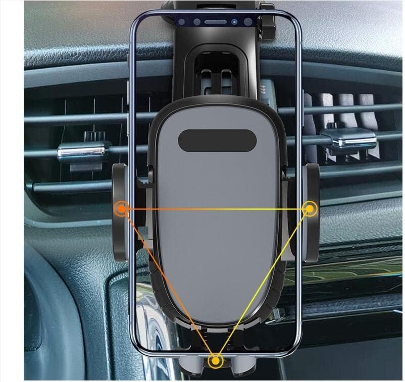 Torpidoya koyulan vakumlu 360 derece ve yükseklik ayarlanabilir araç içi telefon tutucu