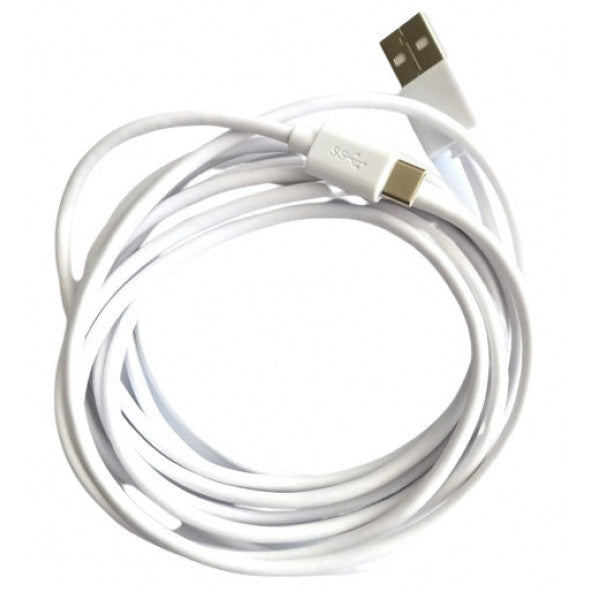 3 metre usb typec şarj ve veri aktarım kablosu