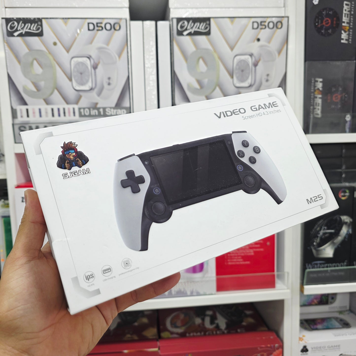 Sjgam M25 Taşınabilir Oyun Konsolu 25 Emülatör 4.3 Inç Ekran 3d Atari Oyunları Pes 2023 Gta Vice 64 gb hdmi çıkışlı oyun konsolu - G6N