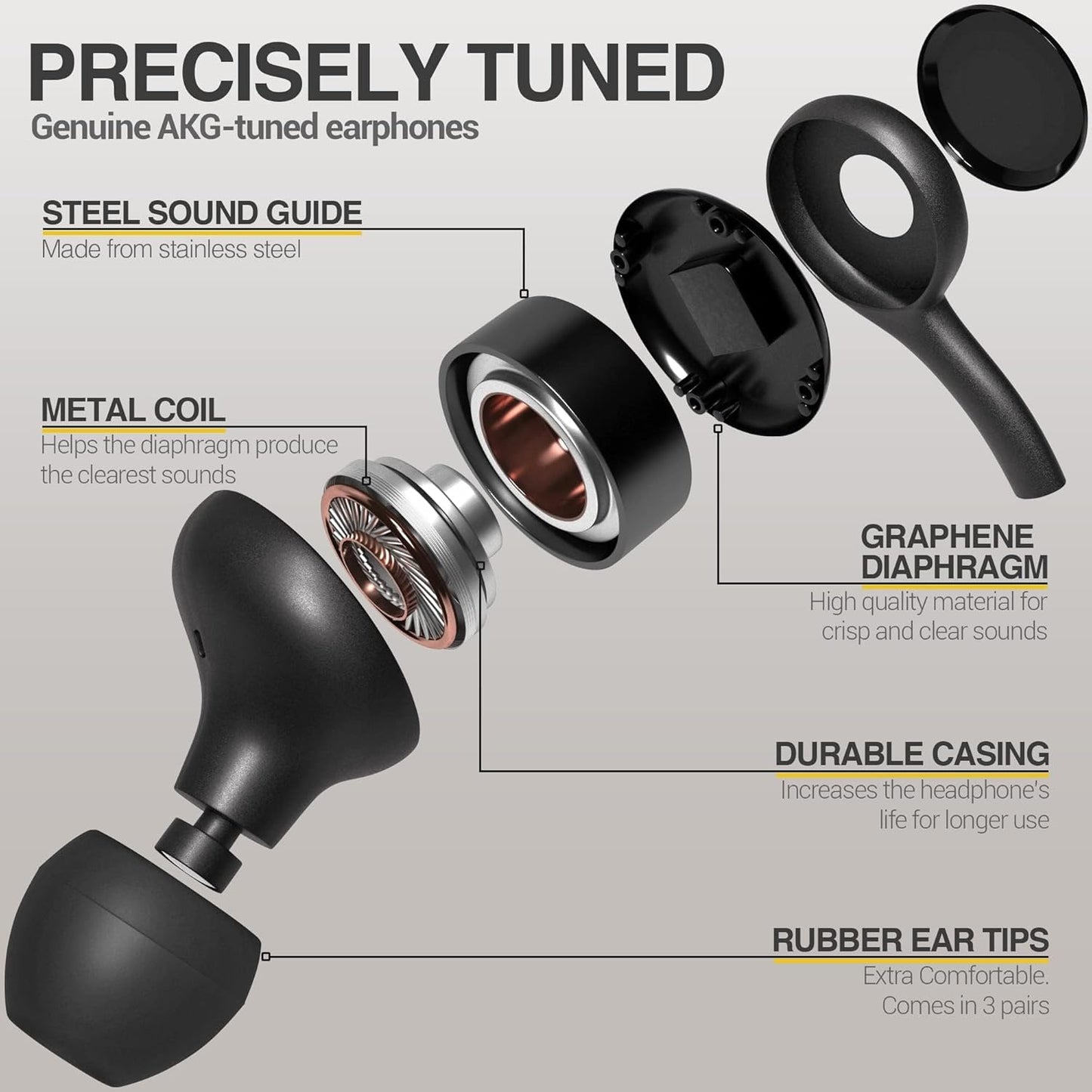 akg typec girişli mikrofonlu kulak içi kablolu kulaklık yazısız