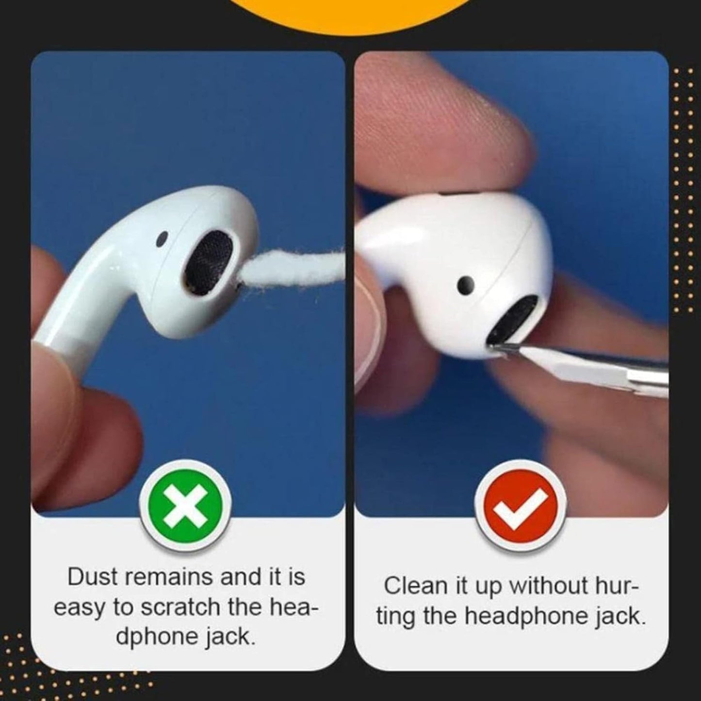 Headphone multi cleaning pen