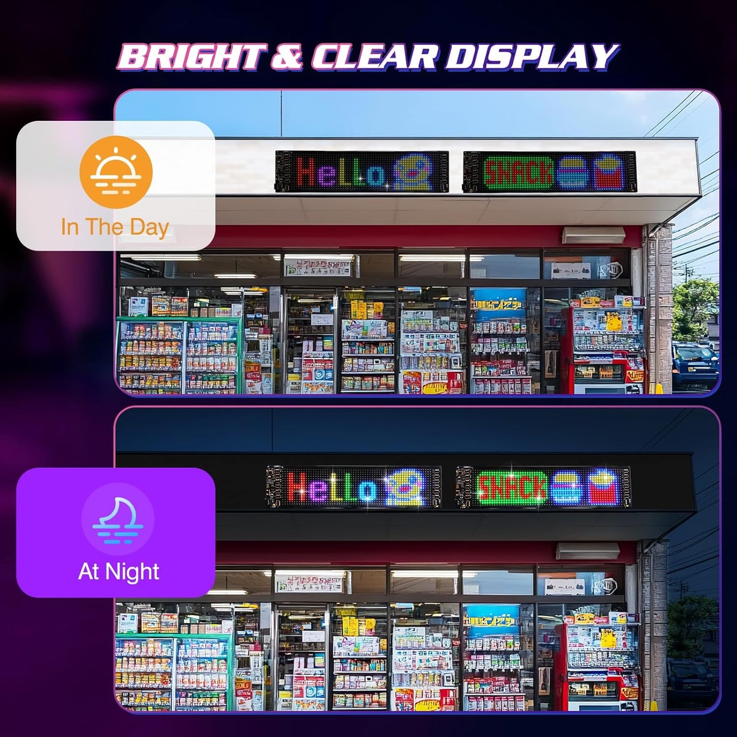 176*19 cm, 16*192 ledli matreix panel dijital ekran led usb çıkışlı kumandalı telefon uygulamadan kotrollü - G6G