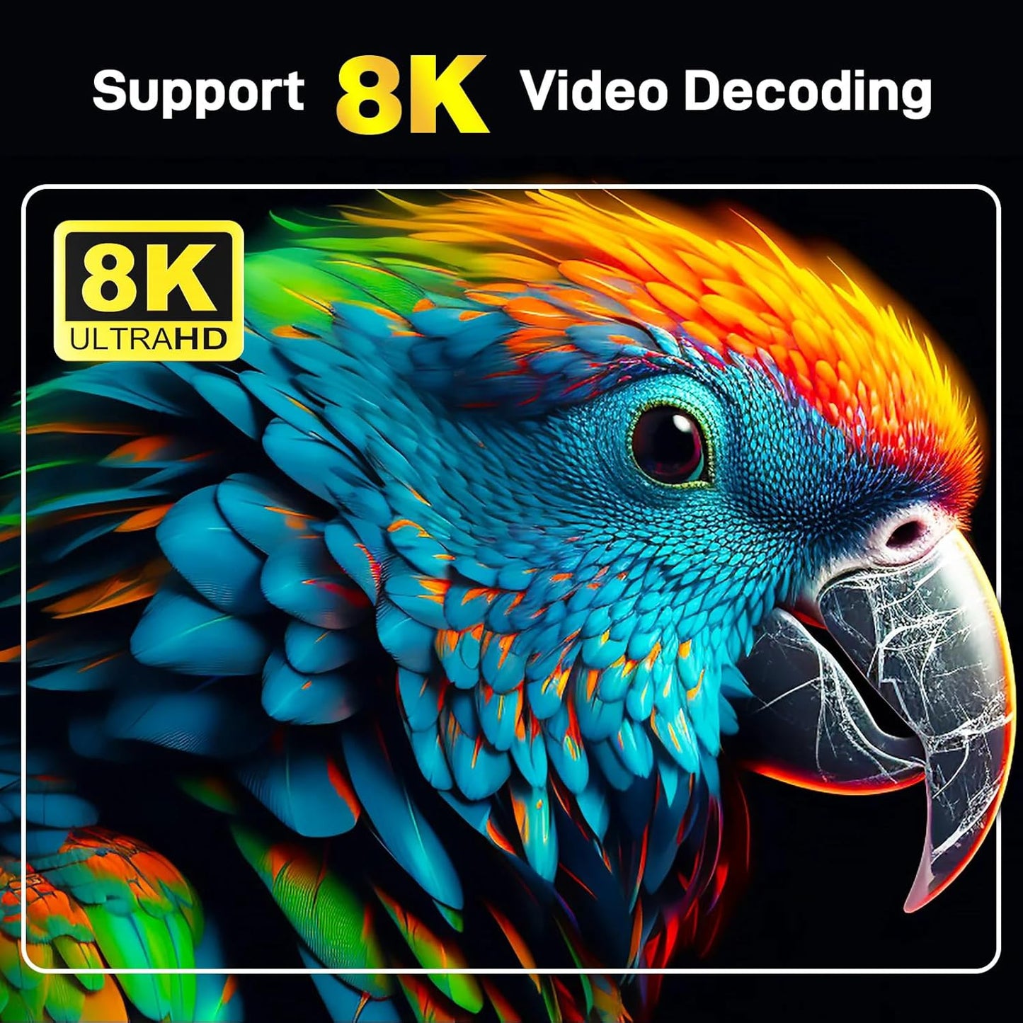 TV98 ATV Stick Mini TV Stick Android 14 H618 Dört Çekirdekli Cortex A53 Desteği 8K Video 2.4G 5G WiFi BT5.0 Sesli Uzaktan Kumanda Akıllı TV Kutusu (2+16GB) - G6H