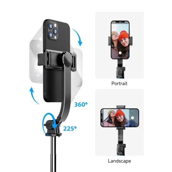 C01 bluetooth kumandalı selfie stick tripod | taşınabilir, uzayabilir, ayarlanabilir, katlanabilir telefon tutucu - G4M