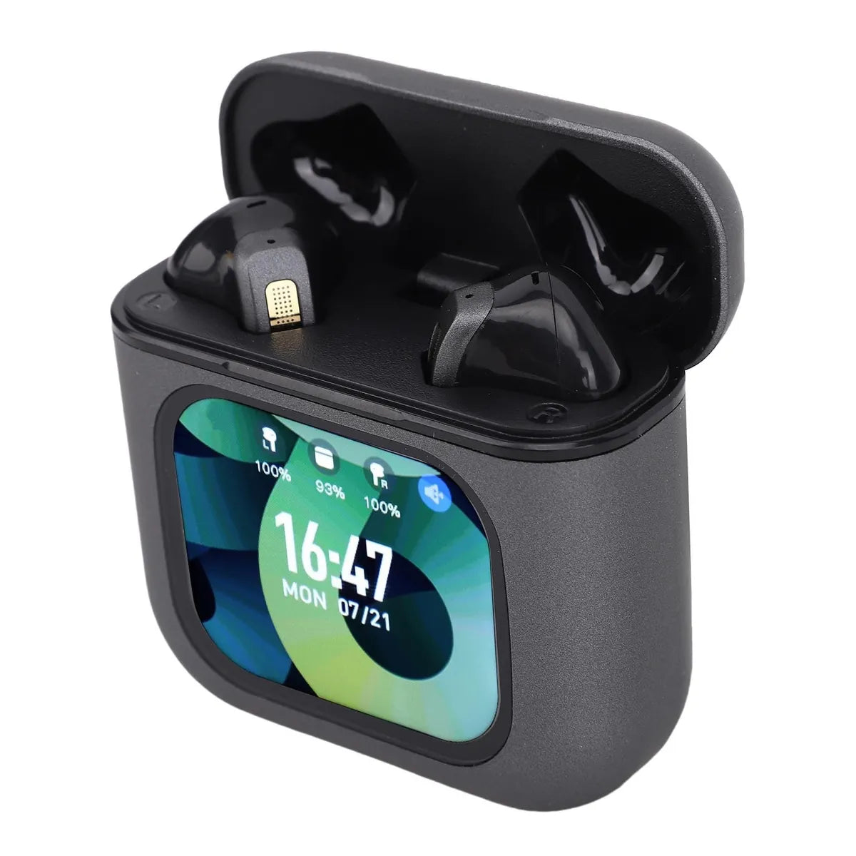 K1 dokunmatik ekranlı ANC ENC kulak içi mikrofonlu 5,3v bluetooth kulaklık - B3K