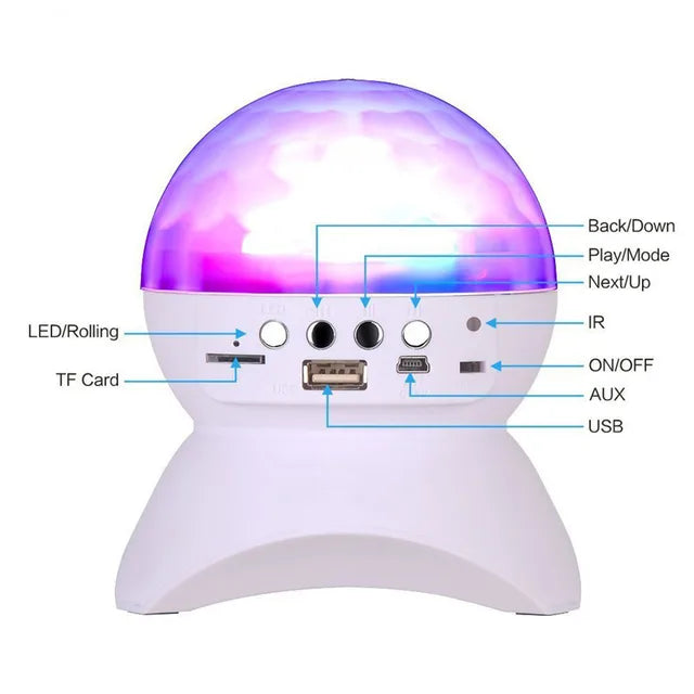L740 360 döner ışıklı usb hafıza kart destekli bluetooth speaker kolaymagza ,klolay magza, km , km tech, km technology, toptan telefon aksesuarları, toptan, Kolaymagza, KolayMazga, KM technology, KM tech, toptan gsm, toptan ürünler, e-ticaret toptan, eminönü toptan, tahtakale, tahtakale toptan