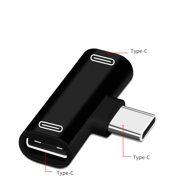 Typec To 2x typec Çoğaltıcı Mini aparat dönüştürücü
