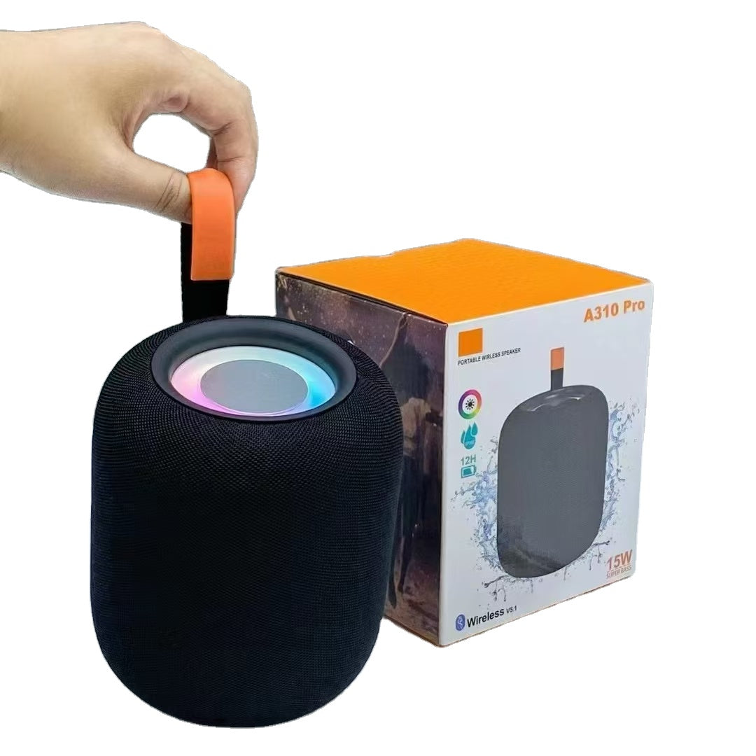 A310 pro ev masaüstü kablosuz taşınabilir LED rgb ışıklı 10 metre menzilli suya dayanıklı 12 saat pil ömürlü şarj edilebilir 15W 5,1v bluetooth hoparlör - H3U
