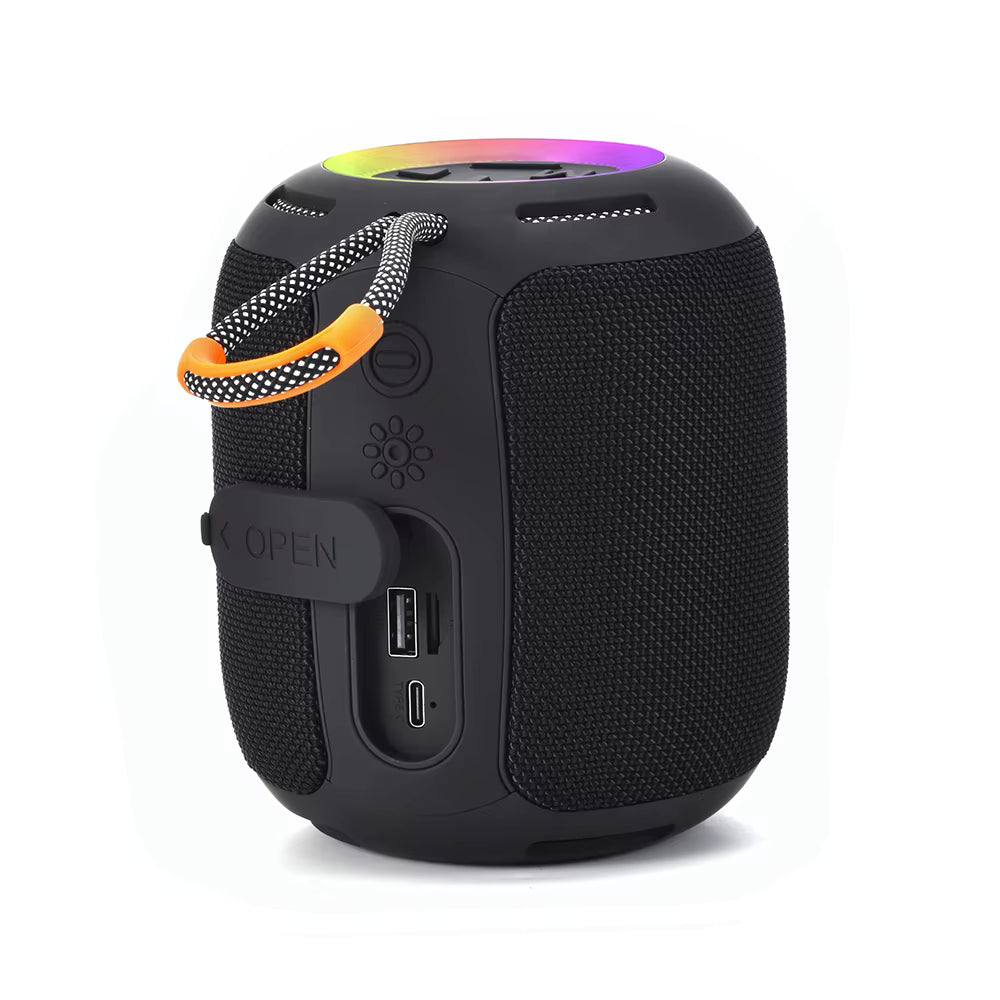 X930 Portable Bluetooth Speaker - Wireless RGB Light Waterproof Speaker High Sound 5W Outdoor Camping Picnic Party Speaker - H3A