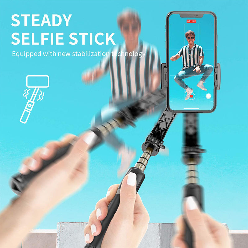 Q08 3-in-1 gimbal selfie stick | Bluetooth 360° rotating tripod phone stabilizer - G3Z