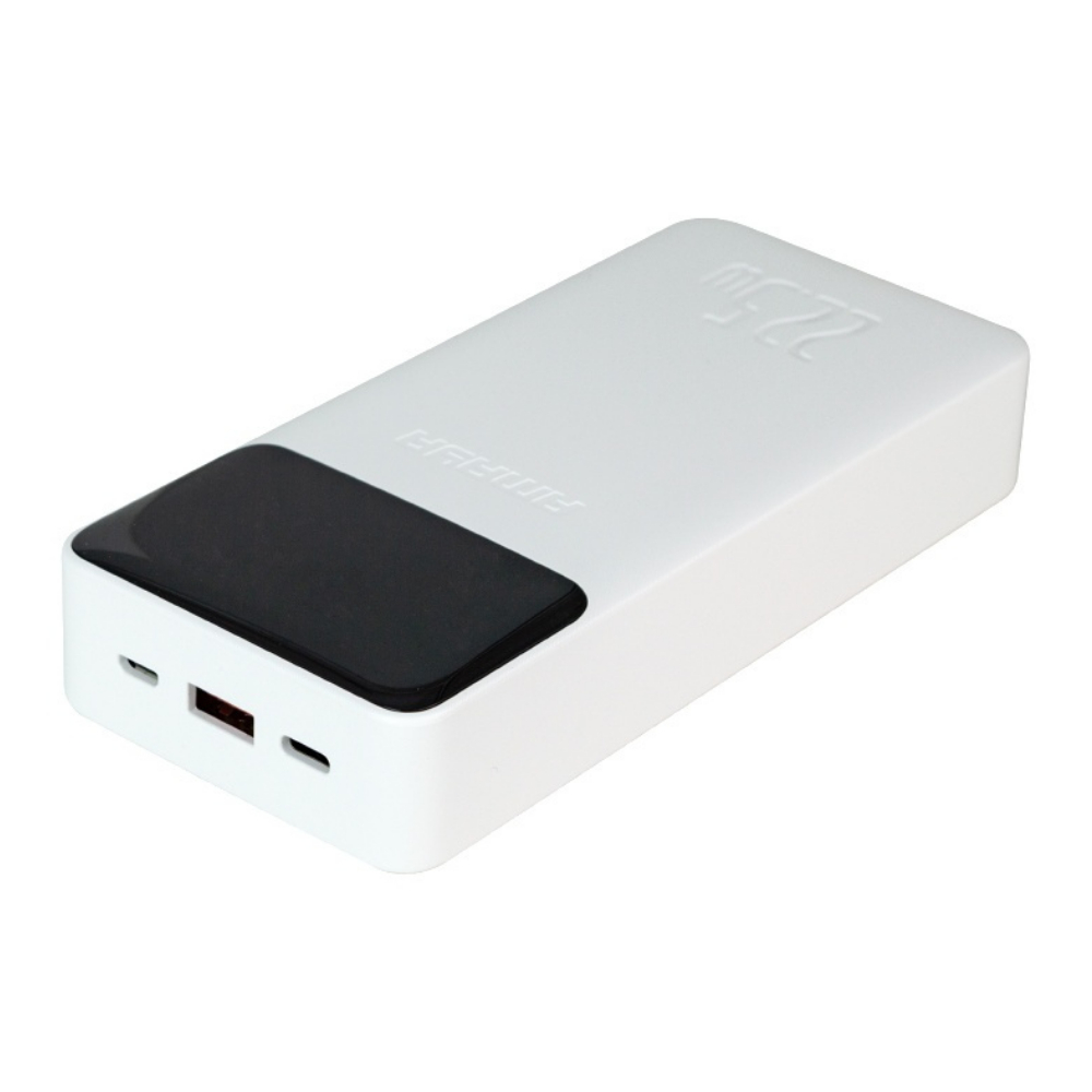 22,5W 20000 mah hızlı şarj destekli göstergeli kendisinden typeC lightning kablolu typeC ve usb çıkışlı powerbank apw13 - P2D