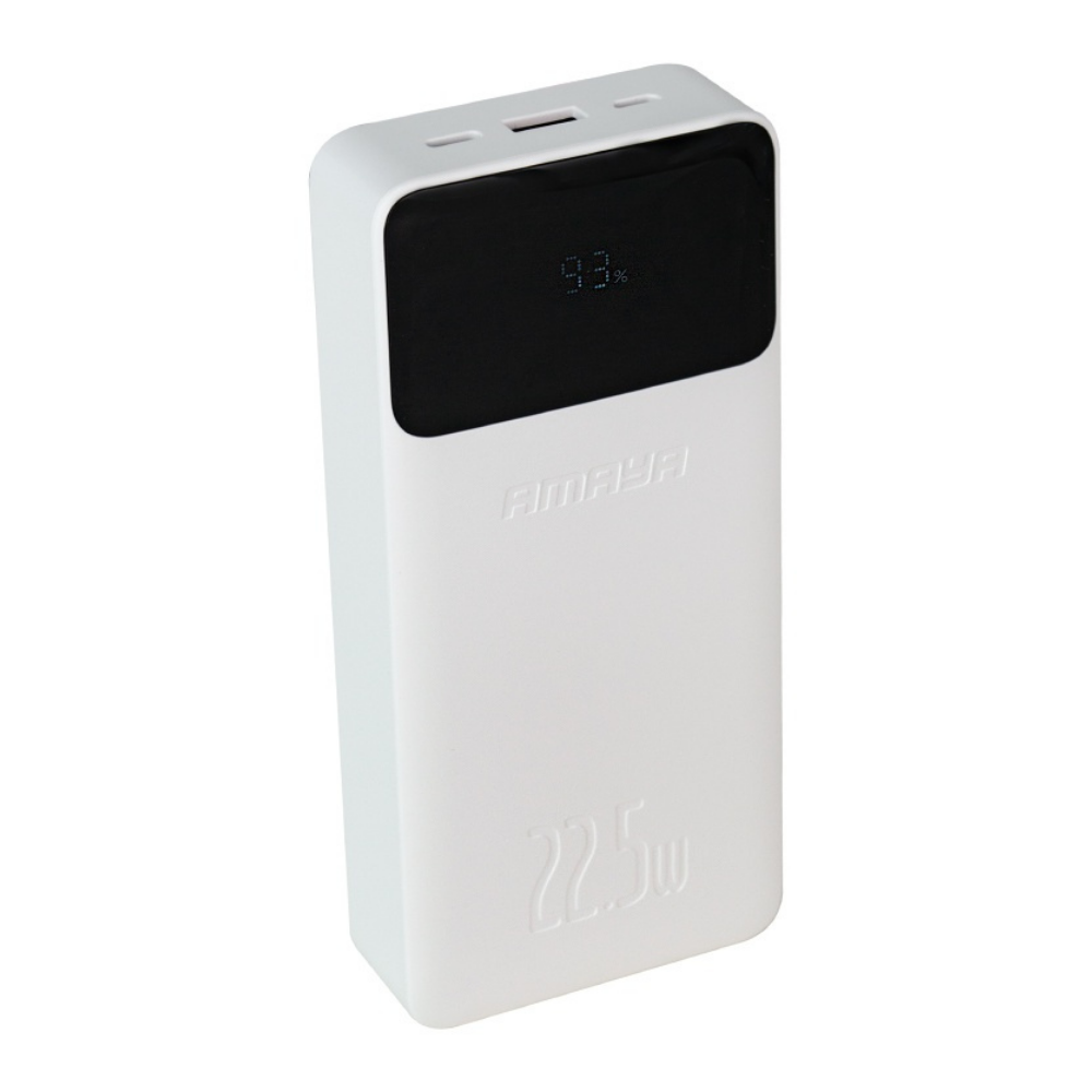 22,5W 20000 mah hızlı şarj destekli göstergeli kendisinden typeC lightning kablolu typeC ve usb çıkışlı powerbank apw13 - P2D