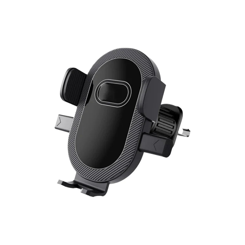 Easy to place in-car phone holder that attaches to the ventilation grille