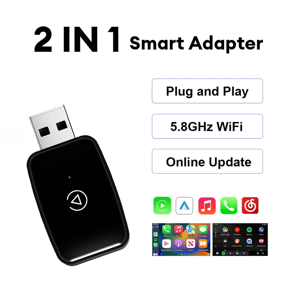 Wireless CarPlay Adapter – Connect Your iPhone to Your Car Wirelessly – G3J