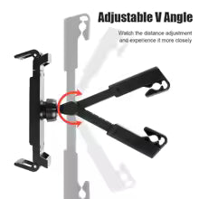 Adjustable tablet and phone holder for the back of the car seat model Q - R2F