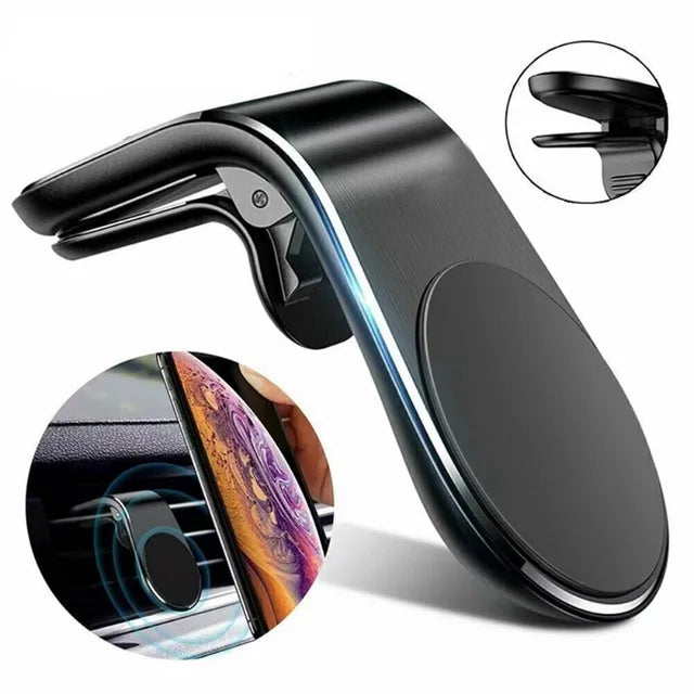 Havalandırma izgaraya takılan magnetik mini araç tutucu - R1S - KolayMagza