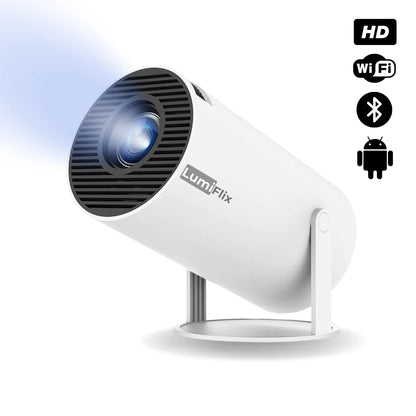 HY300 Akıllı full hd Mini Projektör – Android 11, Çift WiFi6, BT5.0 ile Ev Sineması Deneyimi