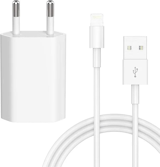 aple xs max 5w usd şarj başlık ve 1 m usb lightning kablo seti