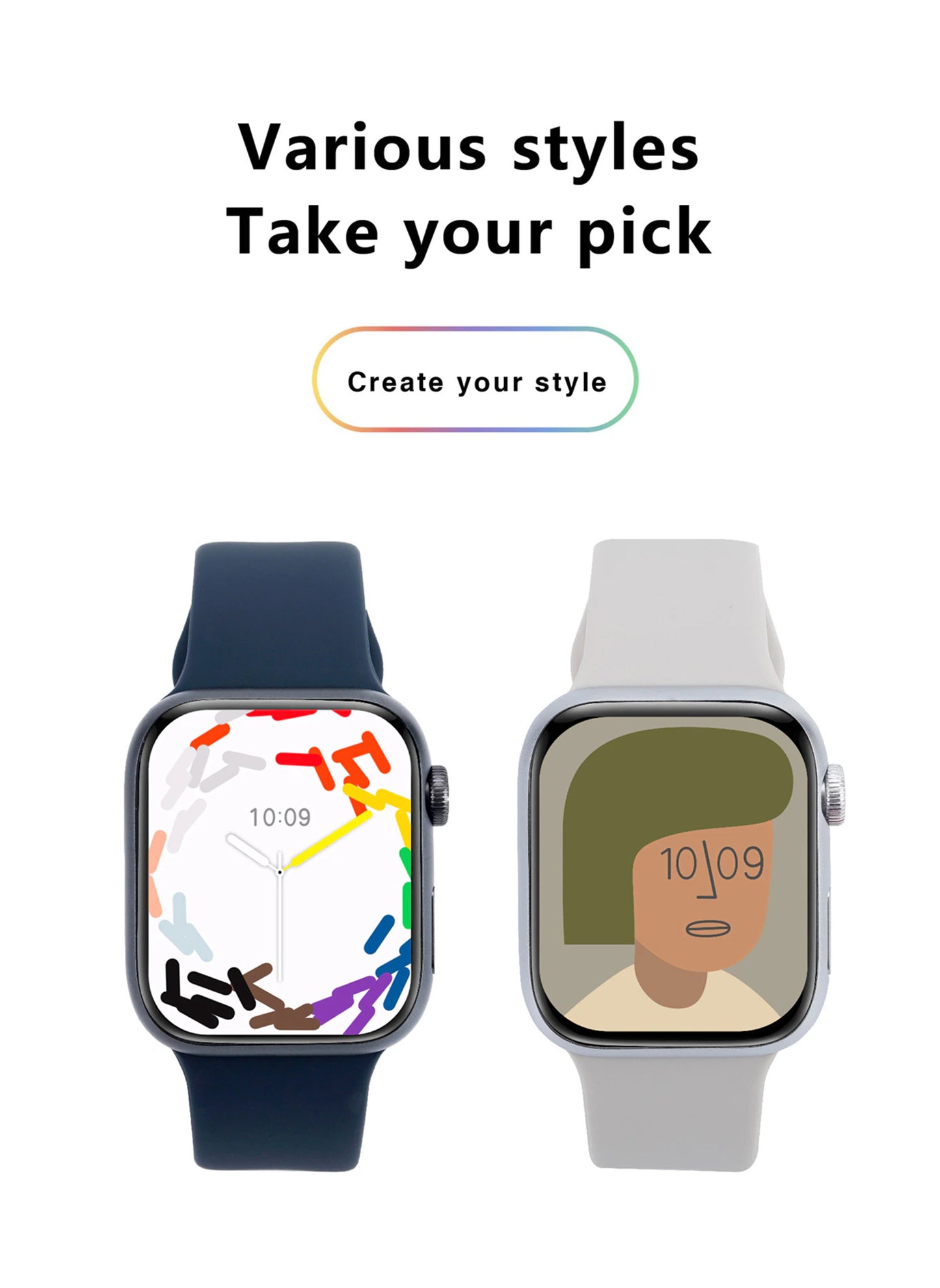 ساعة H12 Watch 9 الذكية بشاشة AMOLED مقاس 45 مم - ذاكرة داخلية وتصميم عالي الأداء