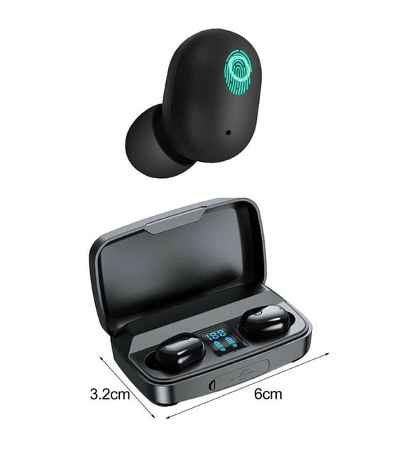 Earbuds A10s - Dokunmatik Kulak İçi LED Göstergeli 2000 mAh Powerbank Özellikli Bluetooth Kulaklık